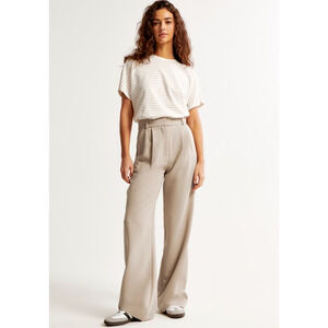Abercrombie & Fitch Sloan Tailored Pant Tan - 8